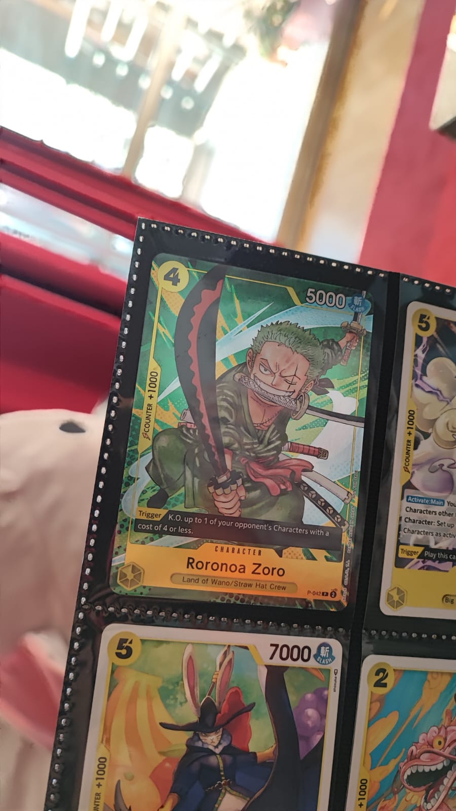 Roronoa Zoro Card ID P-042